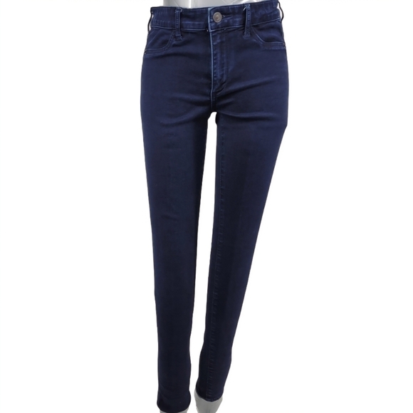 Abercrombie and Fitch Dark Wash Skinny Jeans Size 4 - Picture 3 of 9
